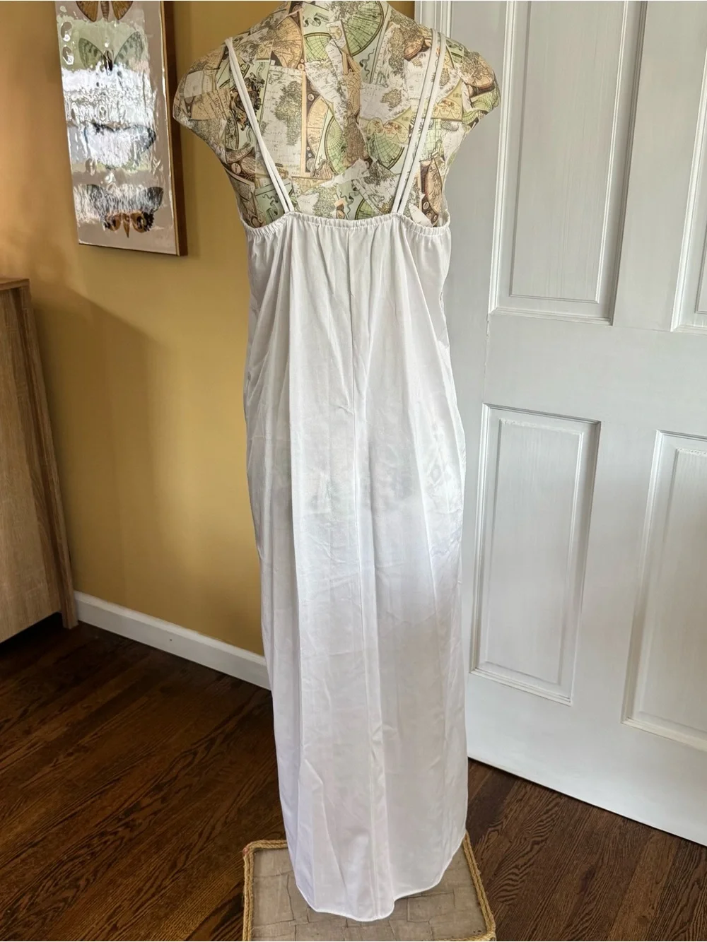 Tamara Lynn Vintage Union Made White Lace Peignoir Nightie Slip Set L - NWT - Picture 12 of 14